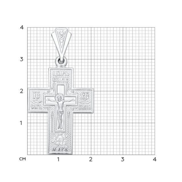 Серебро 925 Крест Вес 4.41 SOKOLOV