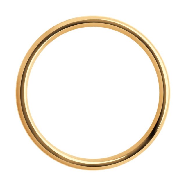 Золото 585 Кольцо обручальное Р.18 Вес 2.84 SOKOLOV