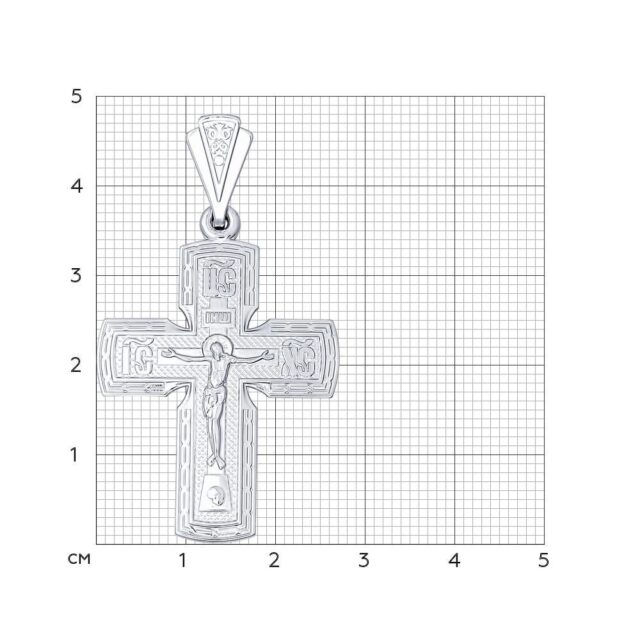 Серебро 925 Крест Вес 5.67 SOKOLOV